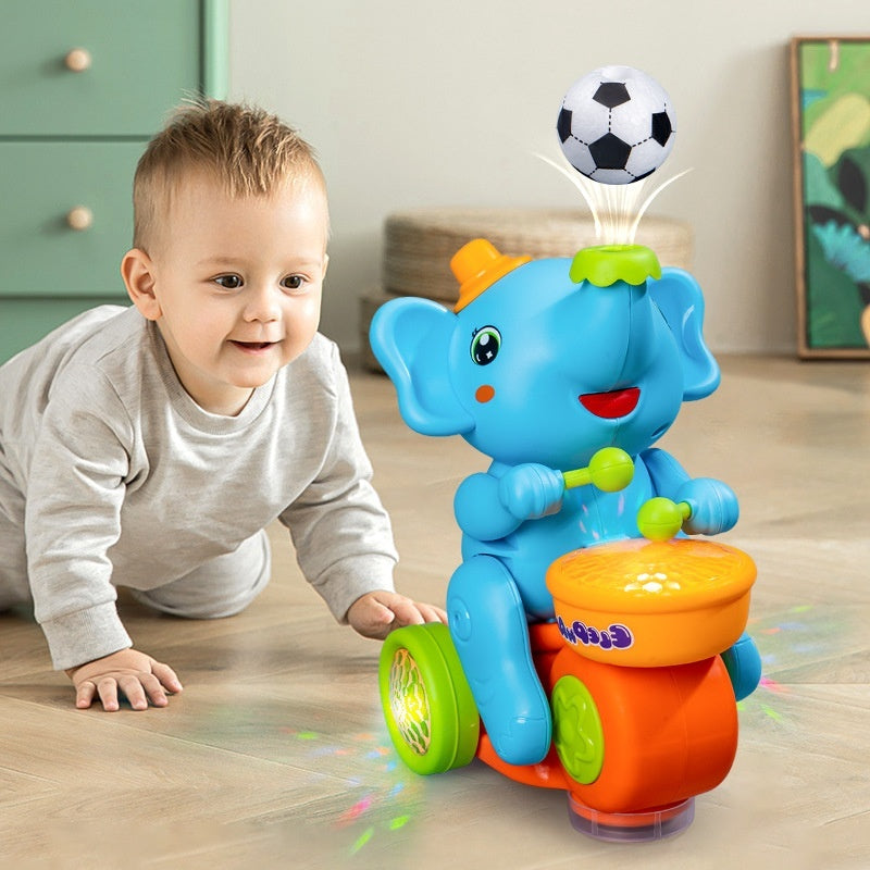 Children's Electric Ball Blowing Machine Drumming Elephant Universal Car Floating Ball