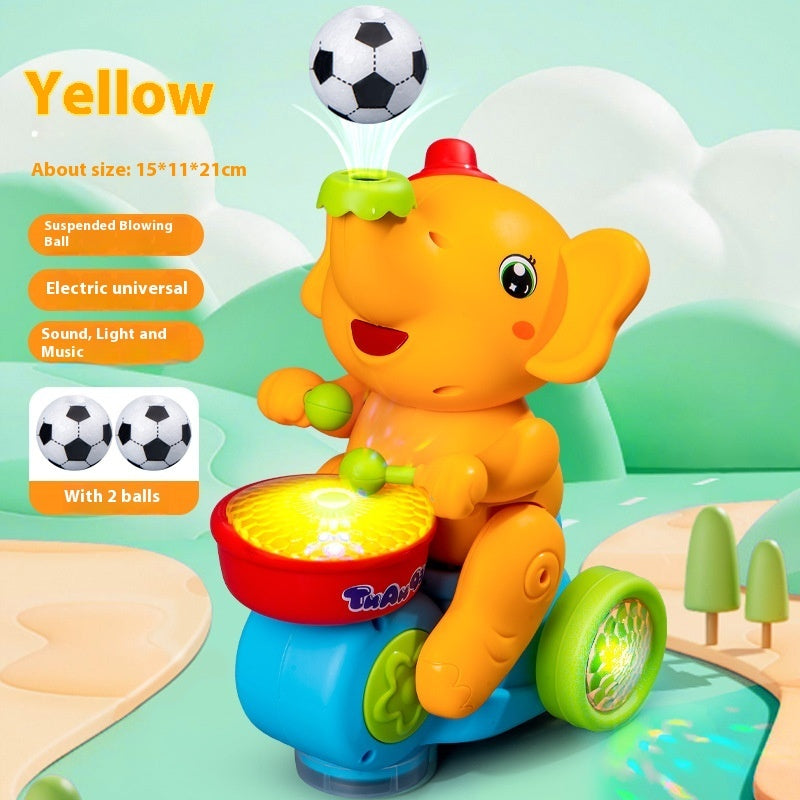 Children's Electric Ball Blowing Machine Drumming Elephant Universal Car Floating Ball