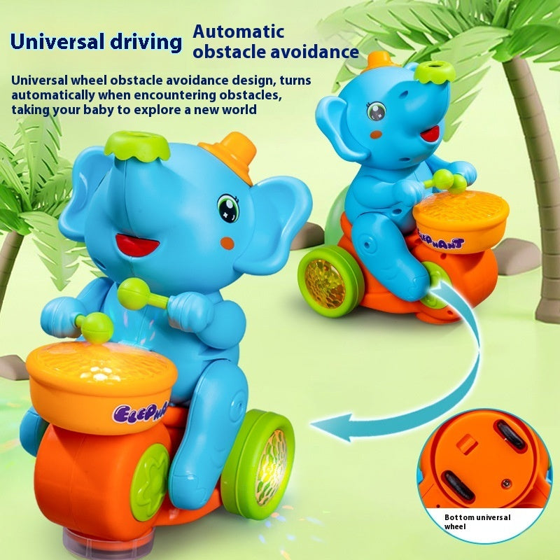 Children's Electric Ball Blowing Machine Drumming Elephant Universal Car Floating Ball